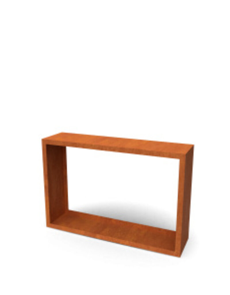 Egura Houtopslag Cortenstaal (open)