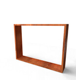 Egura Houtopslag Cortenstaal (open)