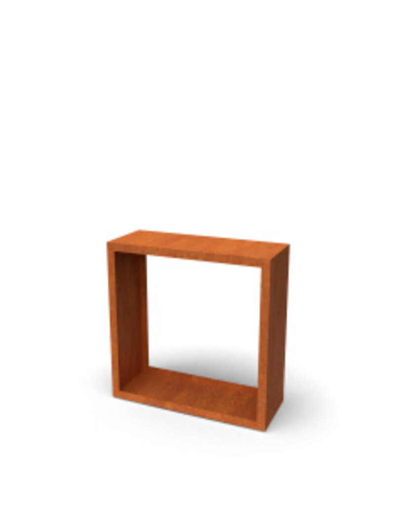 Egura Houtopslag Cortenstaal (open)