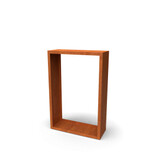 Egura Houtopslag Cortenstaal (open)