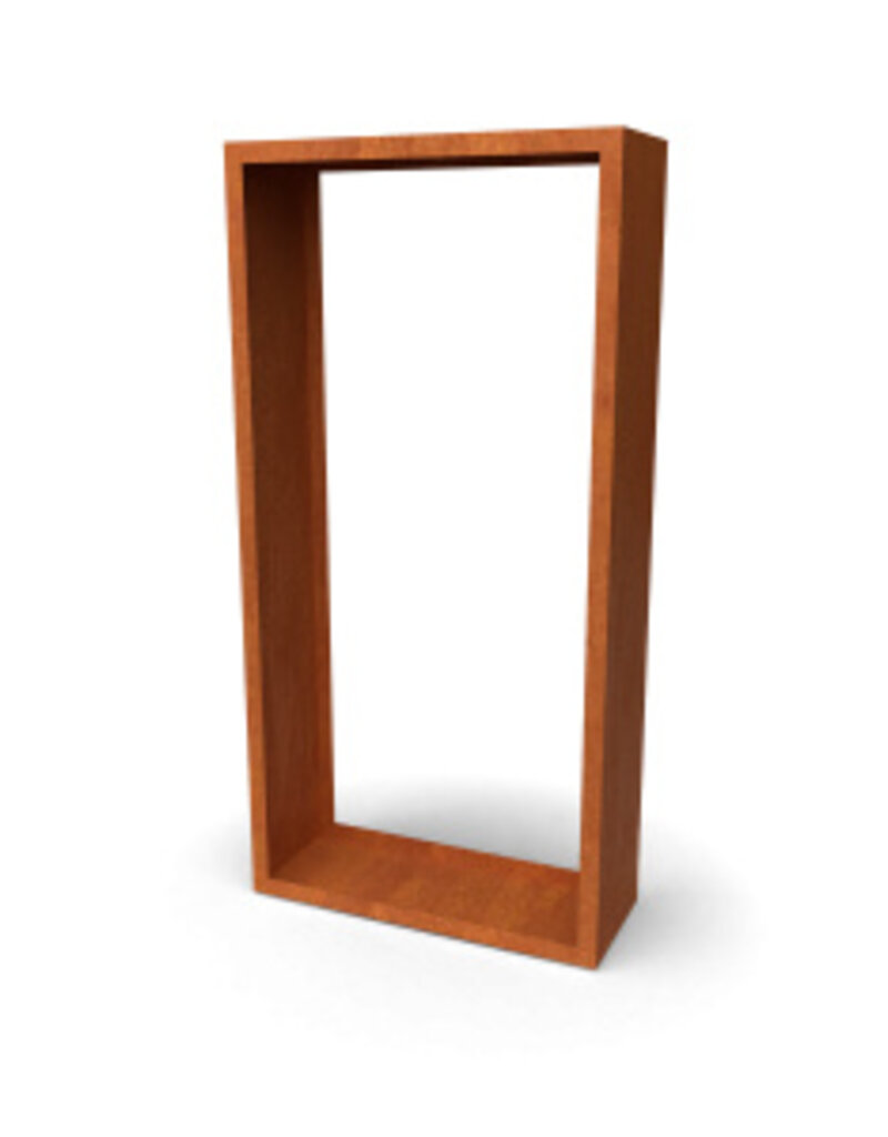 Egura Houtopslag Cortenstaal (open)