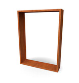 Egura Houtopslag Cortenstaal (open)