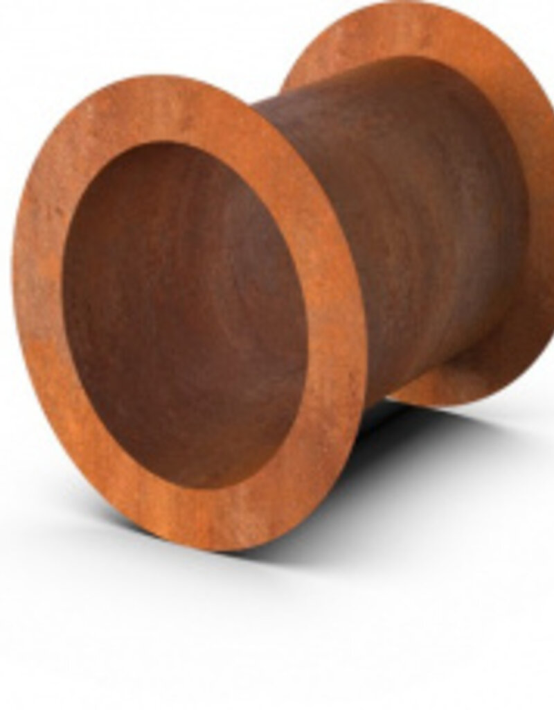 Egura Cortenstaal Uitsparing Houtopslag