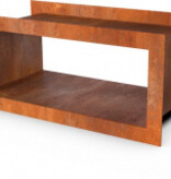 Egura Cortenstaal Uitsparing Houtopslag