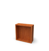 Egura Cortenstaal Houtopslag Egura met achterwand