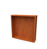 Egura Cortenstaal Houtopslag Egura met achterwand