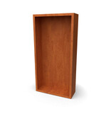 Egura Cortenstaal Houtopslag Egura met achterwand