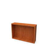 Egura Cortenstaal Houtopslag Egura met achterwand