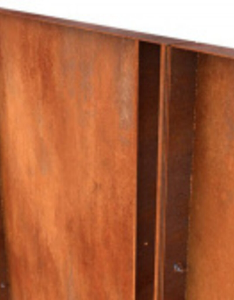 Gerof Cortenstaal Gerofence Bevestigingspaal 50x75x2395 mm LxBxH