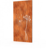 Gerof Cortenstaal Sfeerpaneel/Tuinscherm 1000x50x1800mm (LxBxH) Natuur