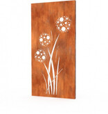 Gerof Cortenstaal Sfeerpaneel/Tuinscherm 1000x50x1800mm (LxBxH) Natuur