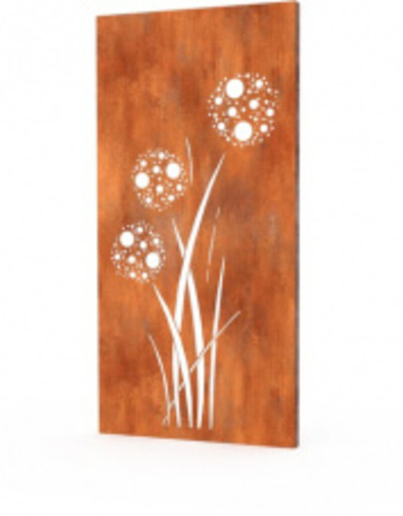 Gerof Cortenstaal Sfeerpaneel/Tuinscherm 1000x50x1800mm (LxBxH) Natuur