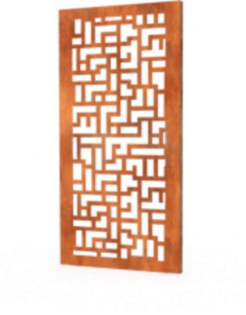 Gerof Cortenstaal Sfeerpaneel/Tuinscherm 1000x50x1800mm (LxBxH) Abstract