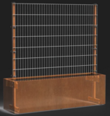 Cortenstaal Verticaal groen