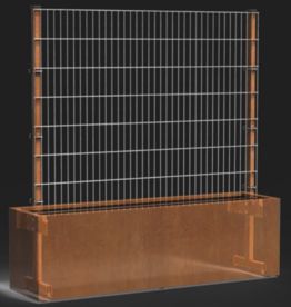 Cortenstaal Verticaal groen