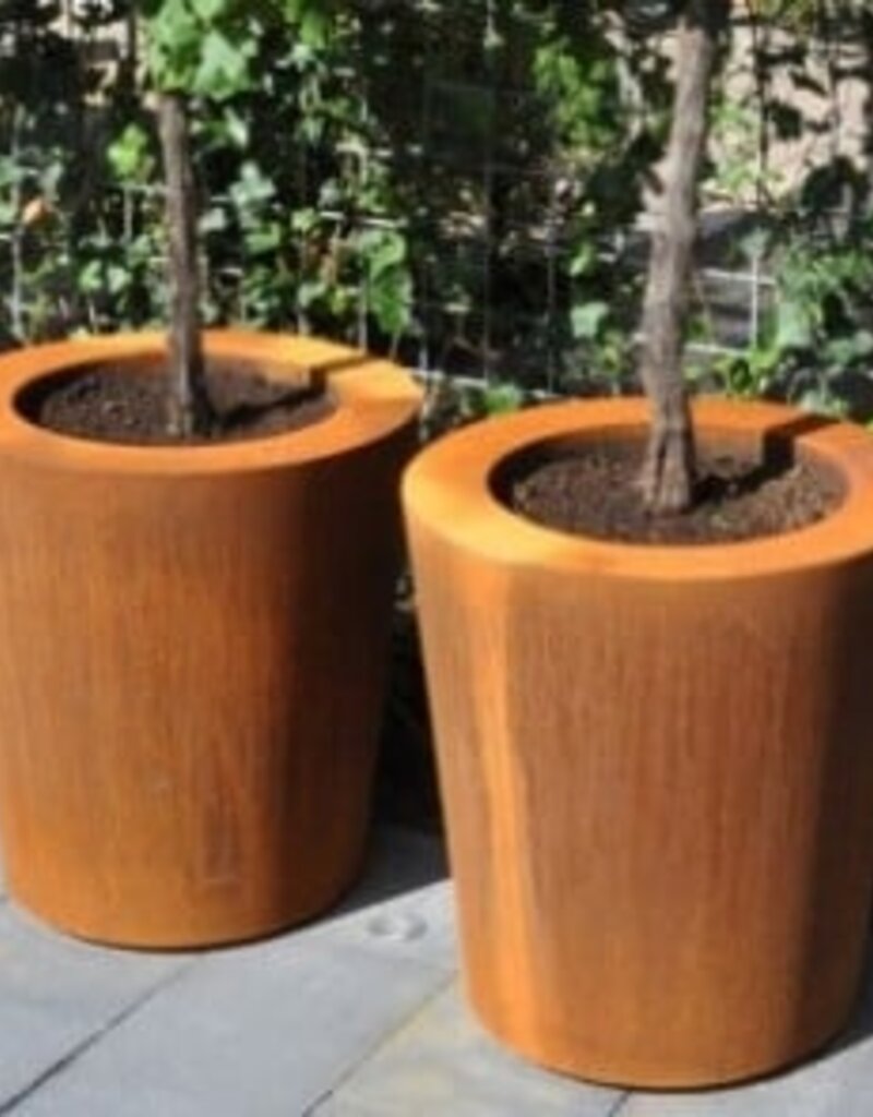 Cortenstaal Plantenbak Conisch