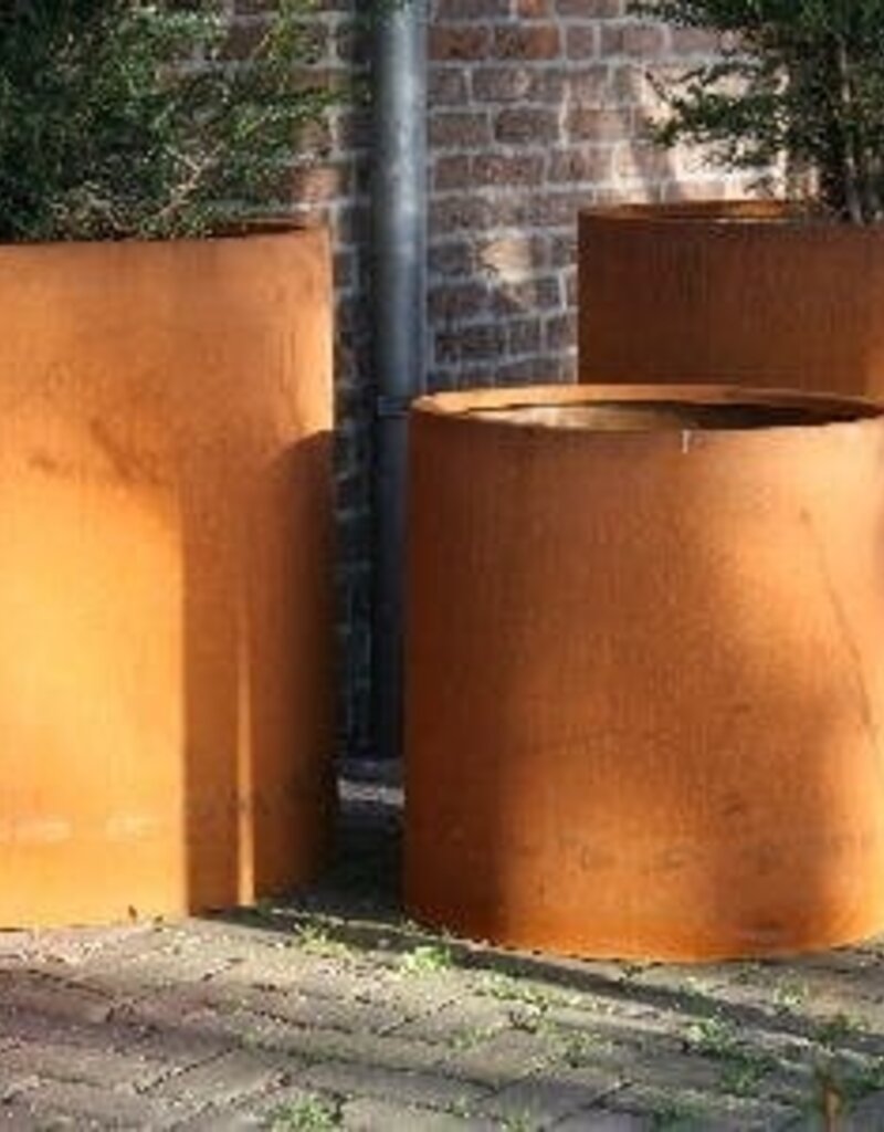 Cortenstaal Plantenbak Rond
