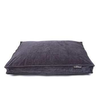 Lex & Max Boxbed Royal Velvet Grey, hondenkussen