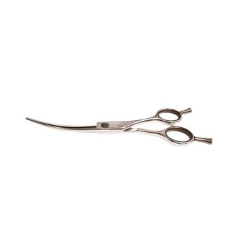 Tools 2 Groom Rainbow Pro Razor schaar supergebogen 6" (zilver)