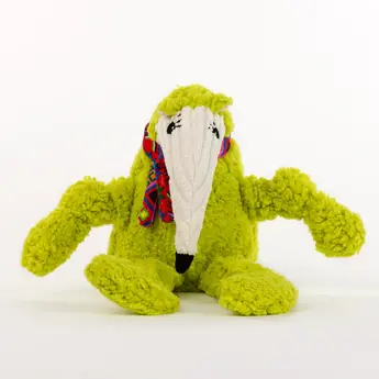 HuggleHounds Wild Things Anteater Knottie, stevig duurzaam speelgoed
