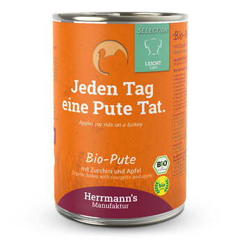 Herrmann's Bio LIGHT Kalkoen met courgette en appel