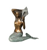 Petite Sirene - Sitzende Meerjungfrau Wasserspeier