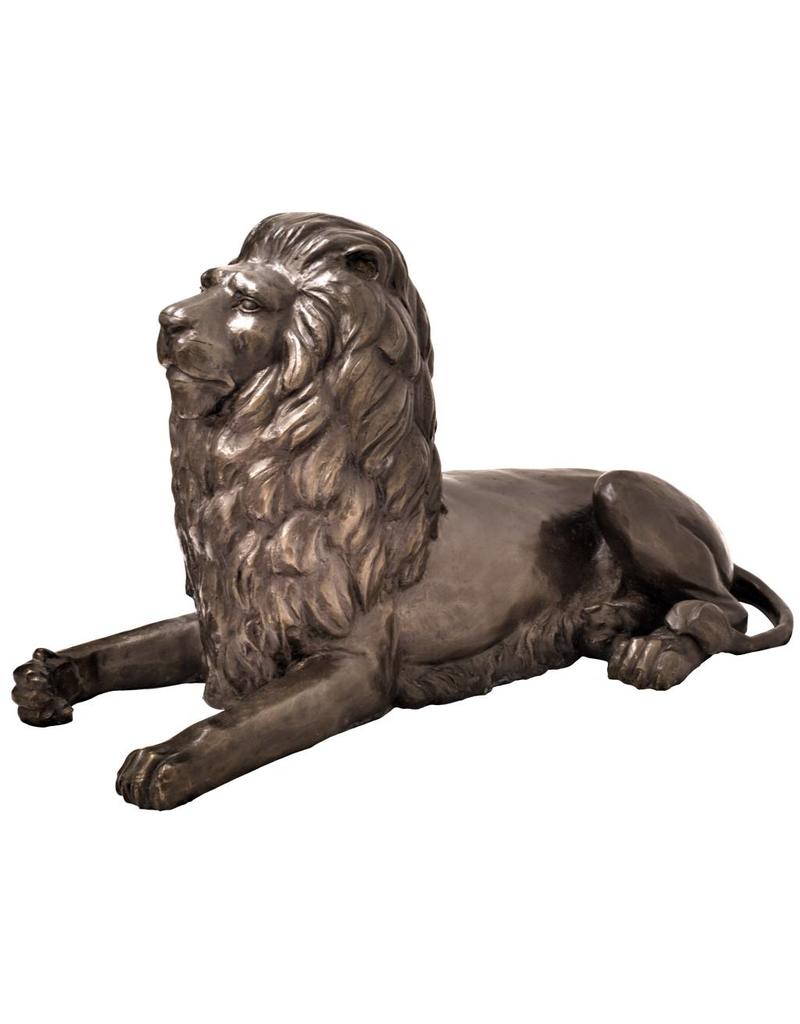 Mios – Bronzefigur liegender Löwe