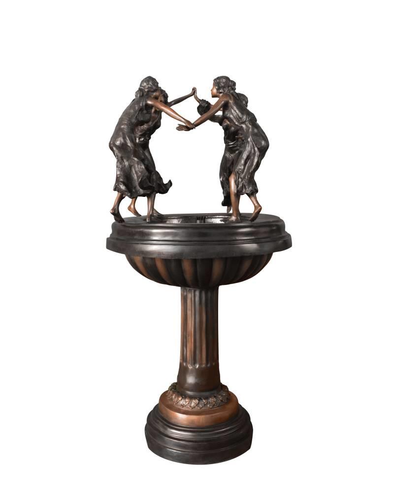 Carmina II – Bronze Springbrunnen tanzende Frauen