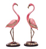 Phoenix Rosé – Flamingo Paar Skulptur