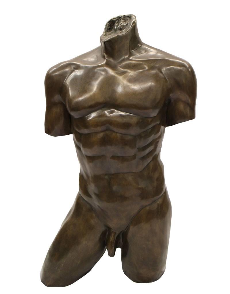Adonis – Männlicher Torso aus Bronze