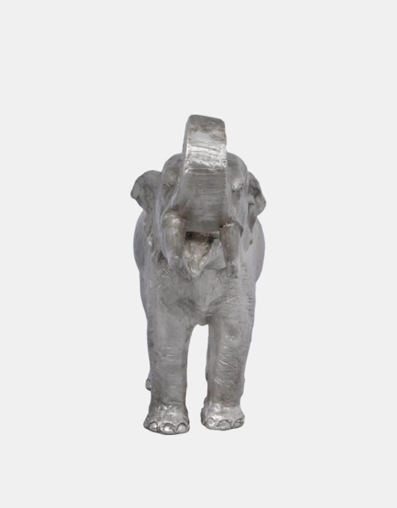 Petit Makari – Silberfarbene Elefantenfigur