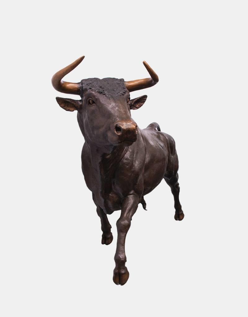 Grand Taurus – Lebensgroßer Stier Bronzefigur