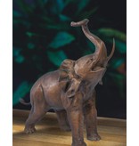 Baba – Elefant mittelgroße Bronzefigur
