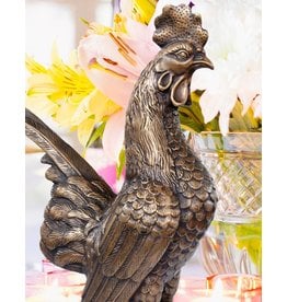 Gallus – Bronzefigur Hahn