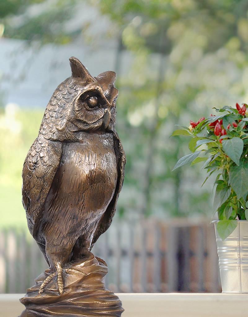 Bubo Grande – Uhus Skulptur aus Bronze