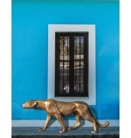 Moyenne Aristea – Bronzefigur Gepard