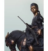Lawrence – Beduine auf Pferd Bronzfigur