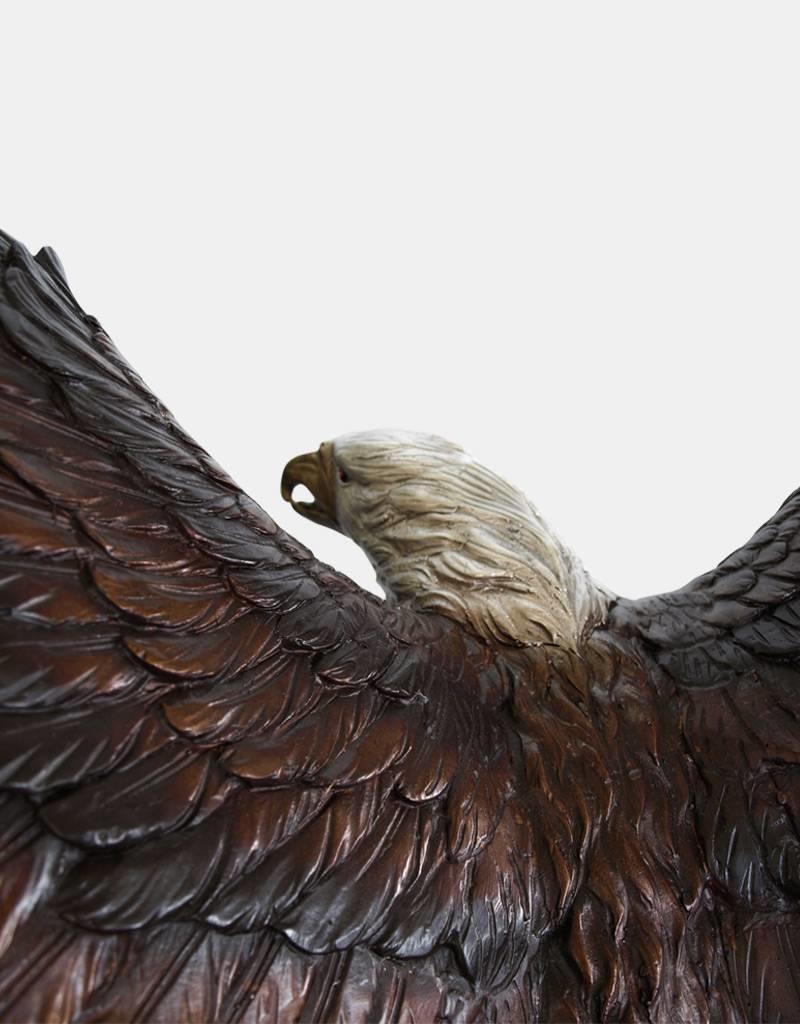 Argos Volantis – Adler aus Bronze auf Marmorsockel