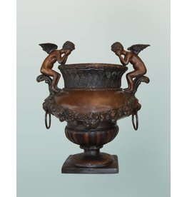 Putti – Vase aus Bronze