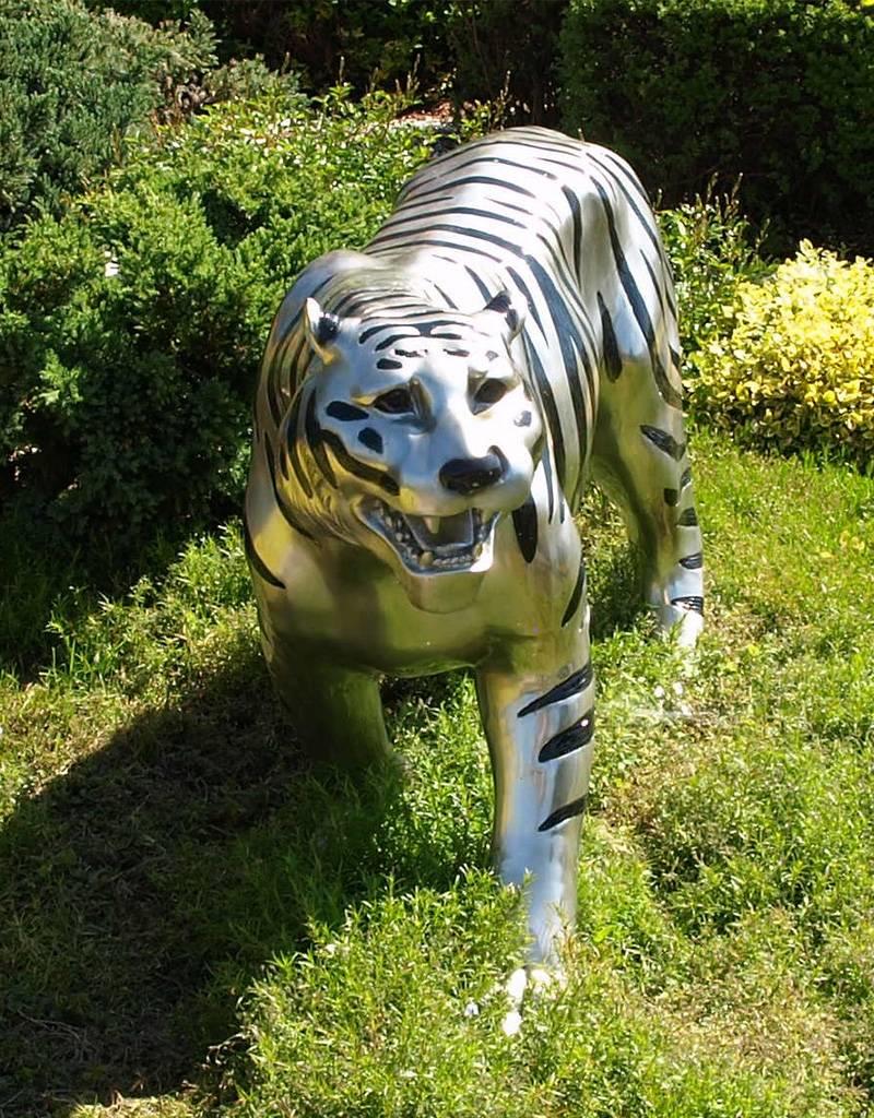 Ortrad – Weißer Tiger Bronzeskulptur