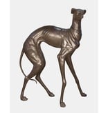 Grand Tesem II – Überlebensgroßer Windhund Bronzefigur