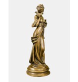 Amna – Elegante Frauenskulptur aus Bronze