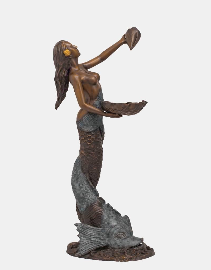 Sirene Petite Coquille – Meerjungfrau Wasserspeier