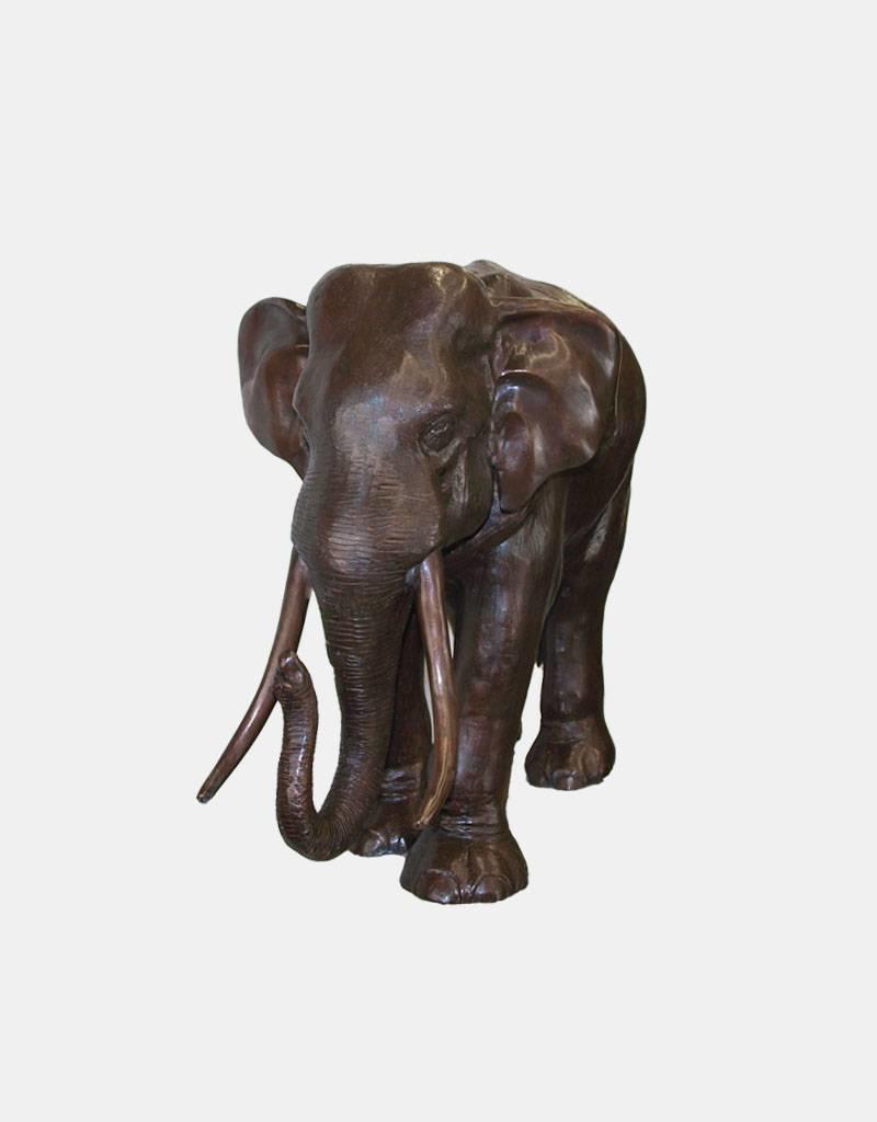 Afrika – Elefant Bronzestatue