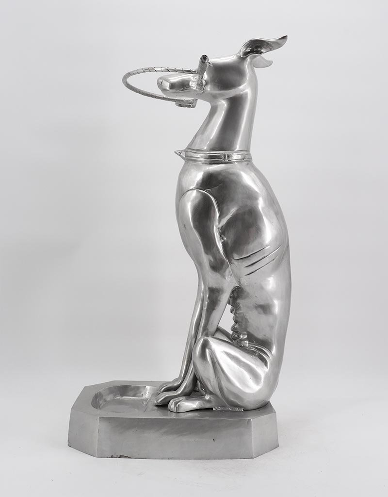 Greyhound – Schirmständer aus Bronze