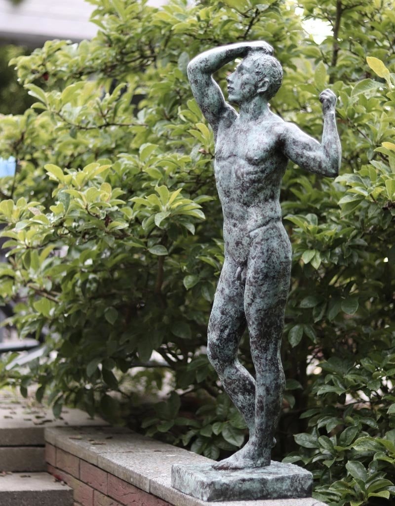 Das Eherne Zeitalter – Bronzefigur nach A. Rodin