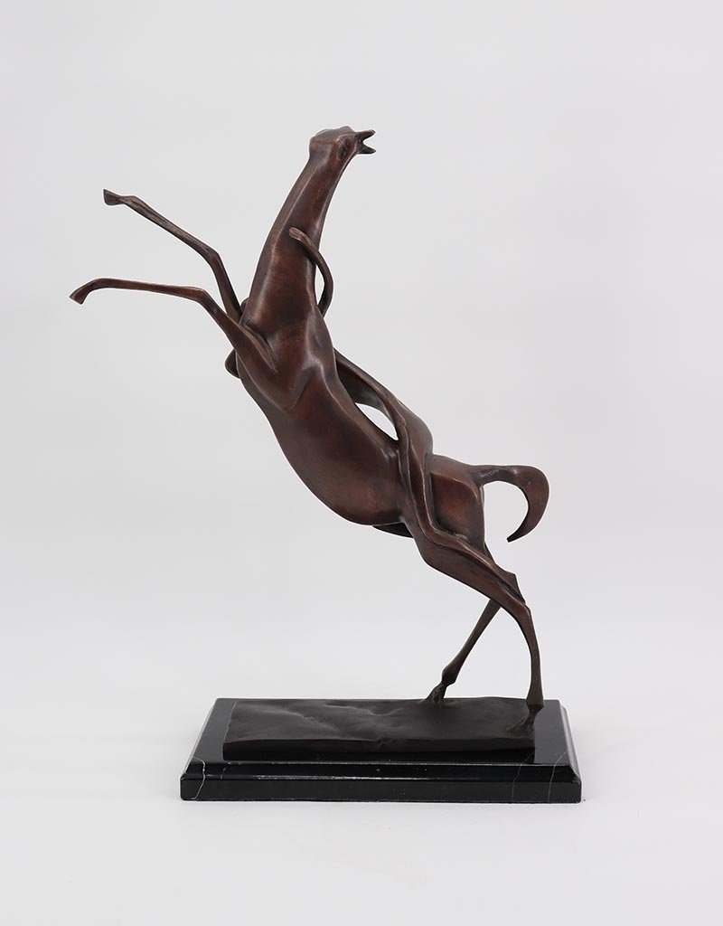 Corpus – Abstrakte Bronze Reiter auf Pferd