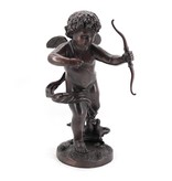 Amor – Gott der Liebe Putto Bronzefigur