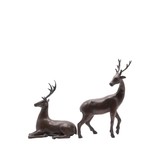Hirsch Duo – Bronzeskulpturen Set