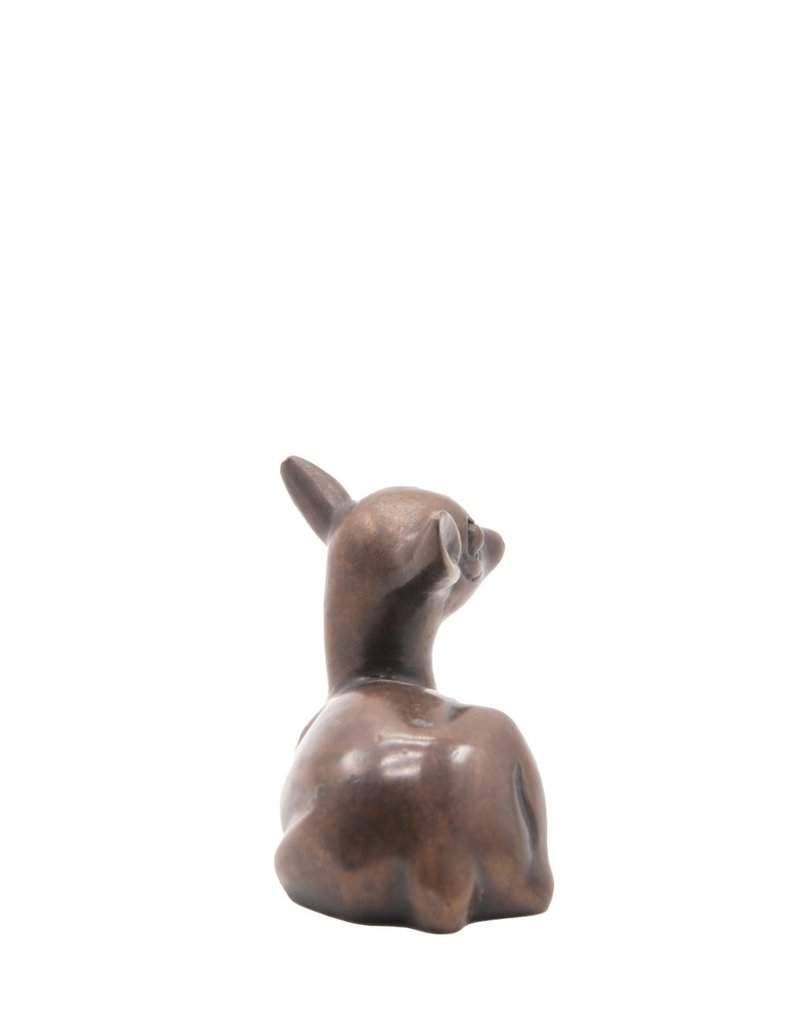 Rehkitz – Handschmeichler Bronzefigur